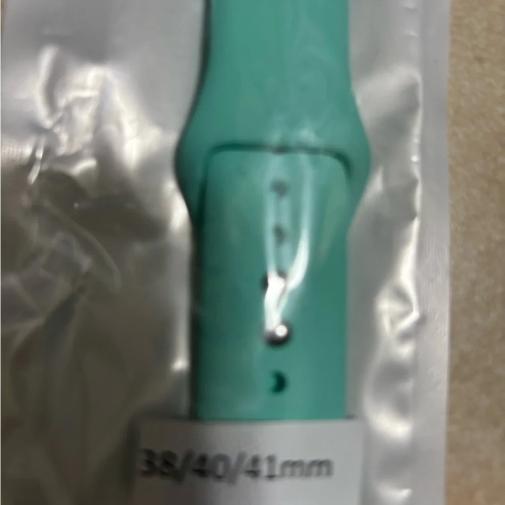 NWT Mint Green Silicone Smart Watch Band